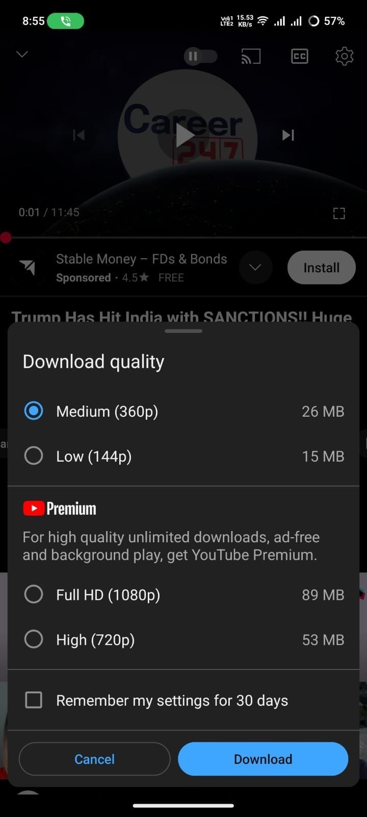 Youtube tÃ©lÃ©chargement