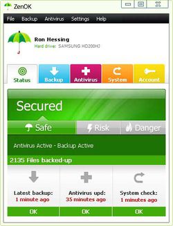 ZenOK Free Antivirus screen1