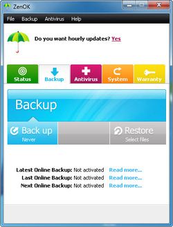 ZenOK Free Antivirus screen2