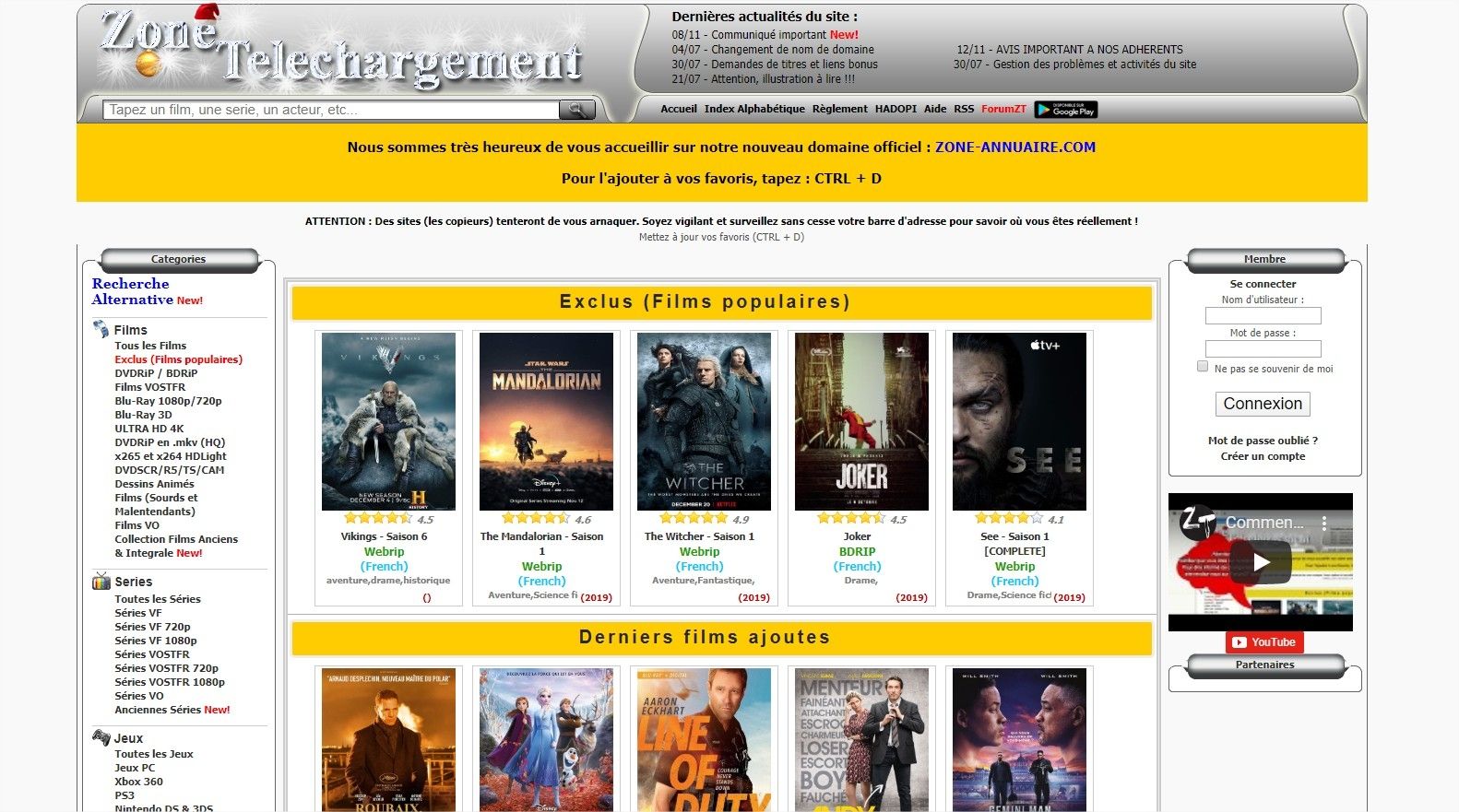 Piratage : Zone-annuaire s'offre un second site en .Net