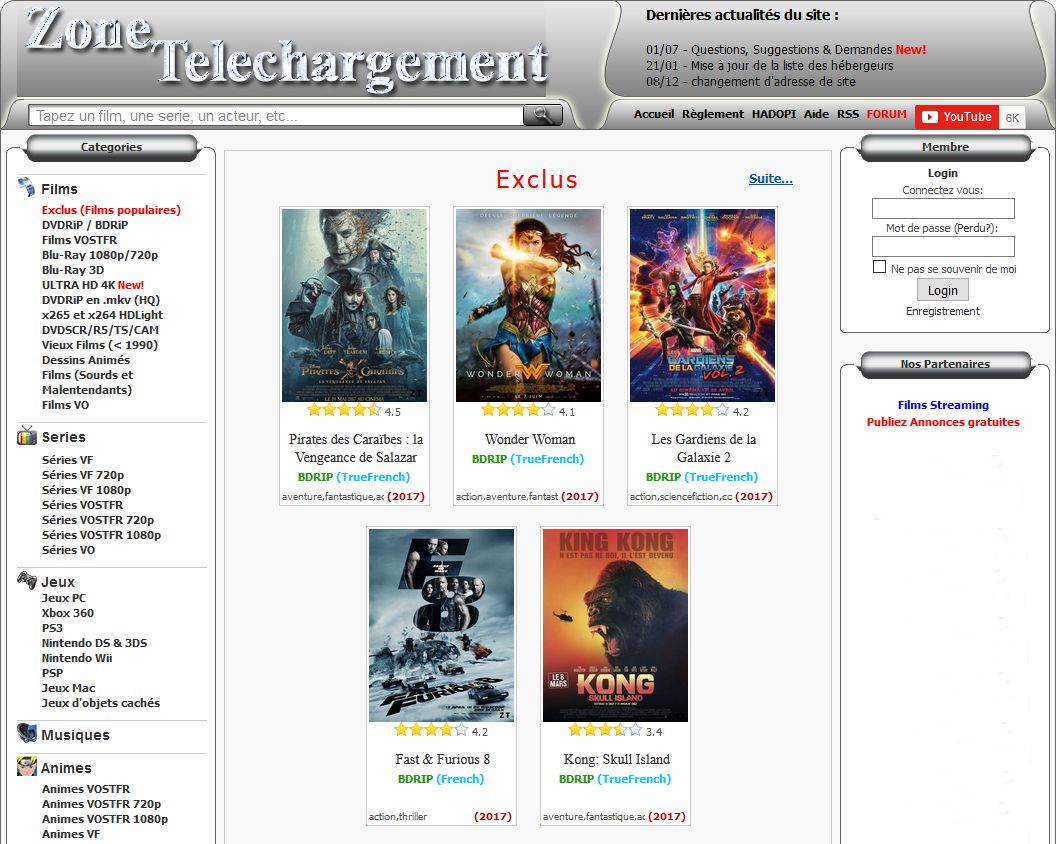 zone telechargement ws films gratuit page