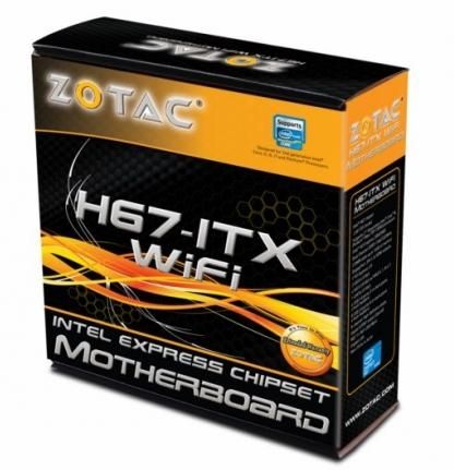 Zotac H67-ITX Wi-Fi boÃ®te